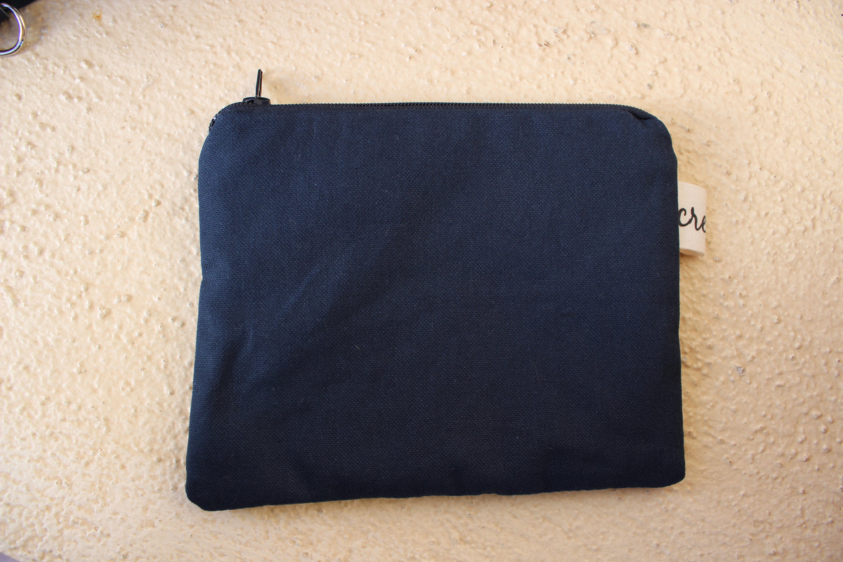Pochettina blu navy