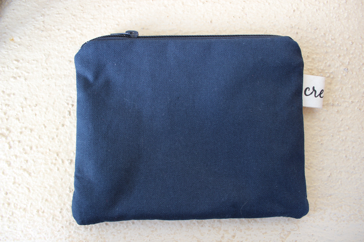 Pochettina blu navy